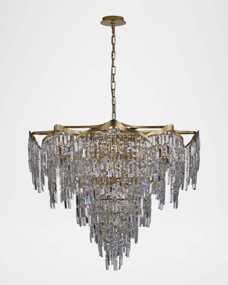 Cadere 40" 24-Light Crystal Chandelier